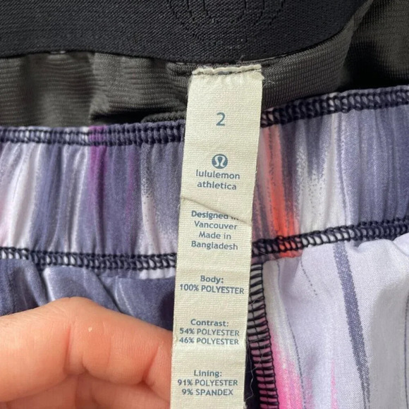 Lululemon Run: Roll Down Short Mirage Deep Indigo Size 2 - Picture 7 of 7